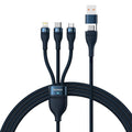 Carregador 3 em 1 engate USB A ou C - Baseus - Snap Mart