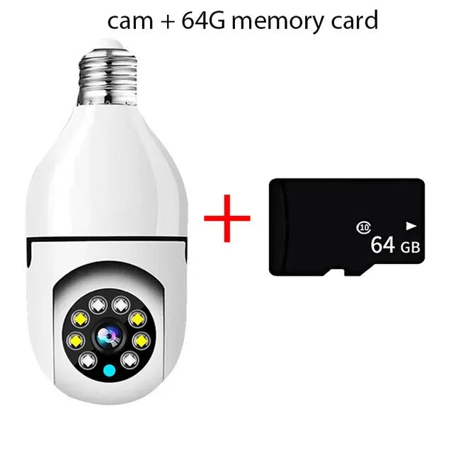 Câmera de Segurança Full HD Wi-Fi Inteligente 360 IP 5G - Snap Mart