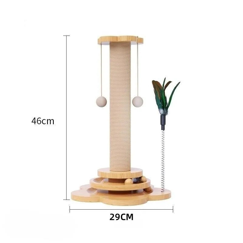 Arranhador Para Gatos 4 em 1 - Torre em Sisal - Snap Mart