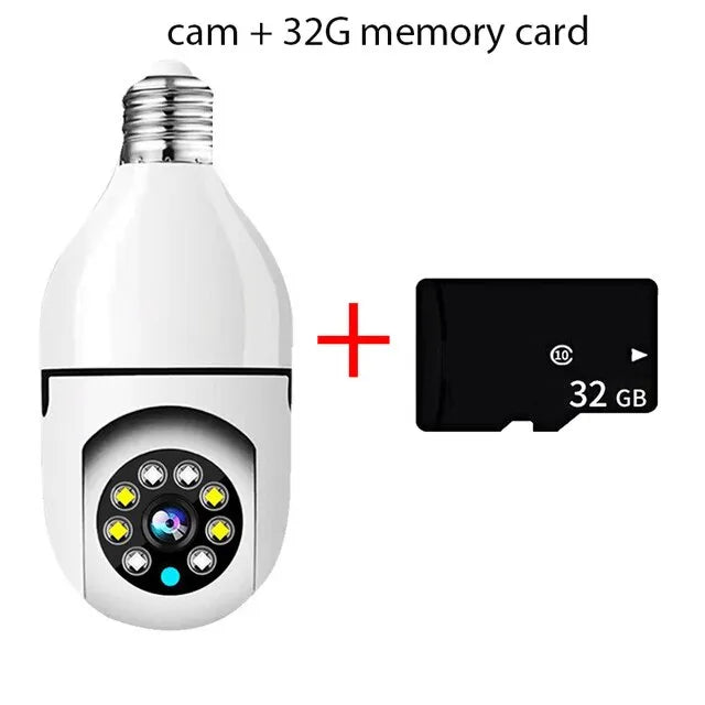 Câmera de Segurança Full HD Wi-Fi Inteligente 360 IP 5G - Snap Mart