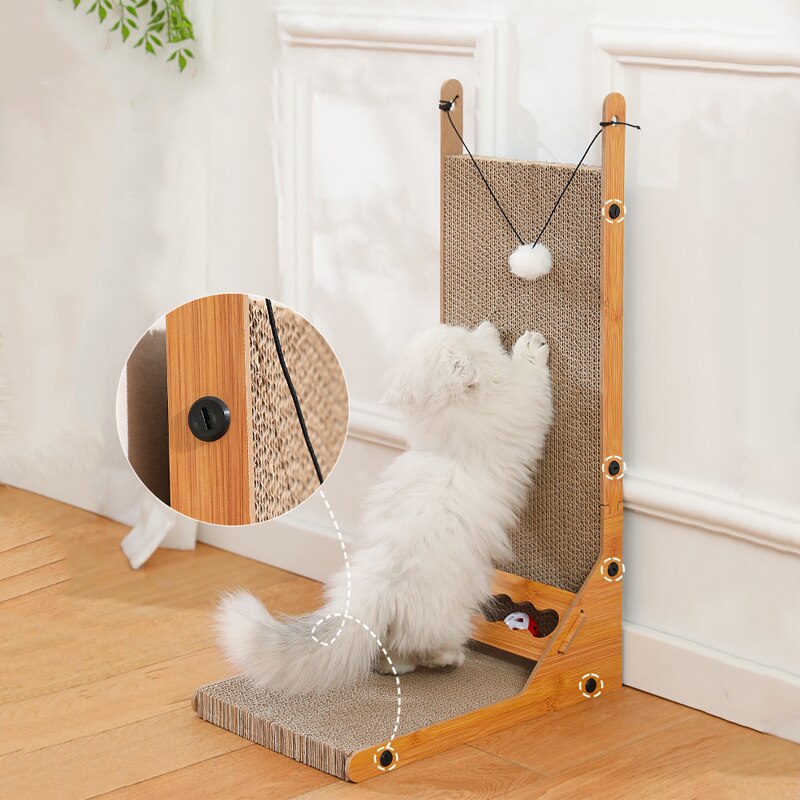 Arranhador para Gatos de Madeira - Snap Mart