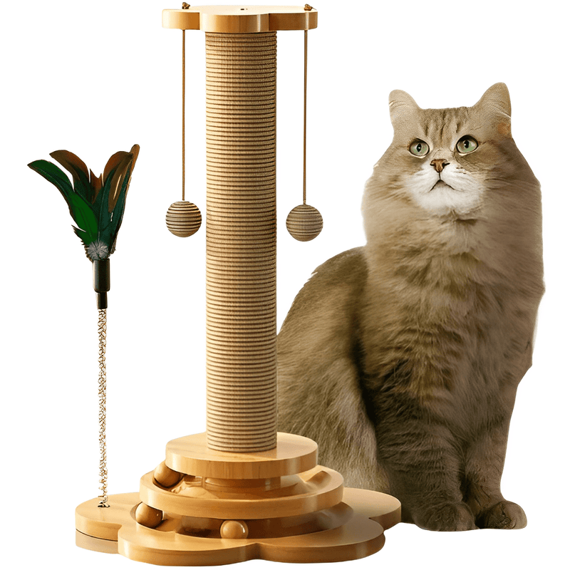 Arranhador Para Gatos 4 em 1 - Torre em Sisal - Snap Mart