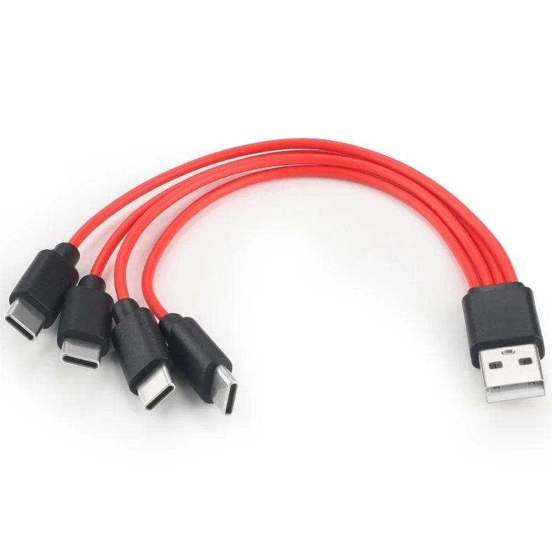 Cabo 4 Portas USB-C - Snap Mart