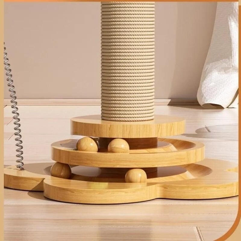 Arranhador Para Gatos 4 em 1 - Torre em Sisal - Snap Mart