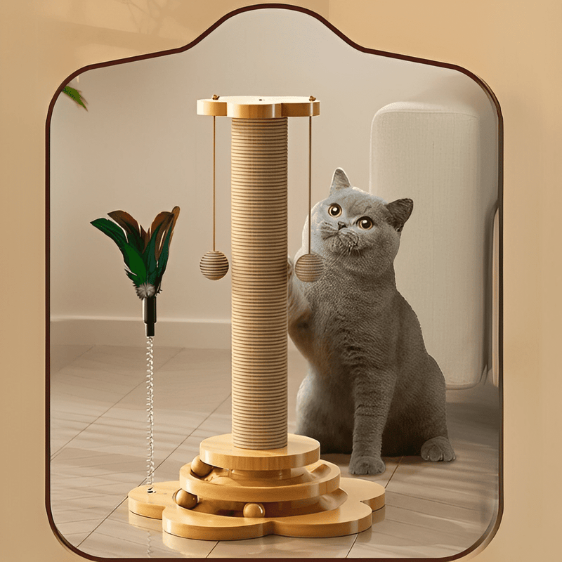 Arranhador Para Gatos 4 em 1 - Torre em Sisal - Snap Mart